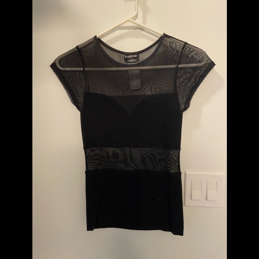 Sheer sweetheart top